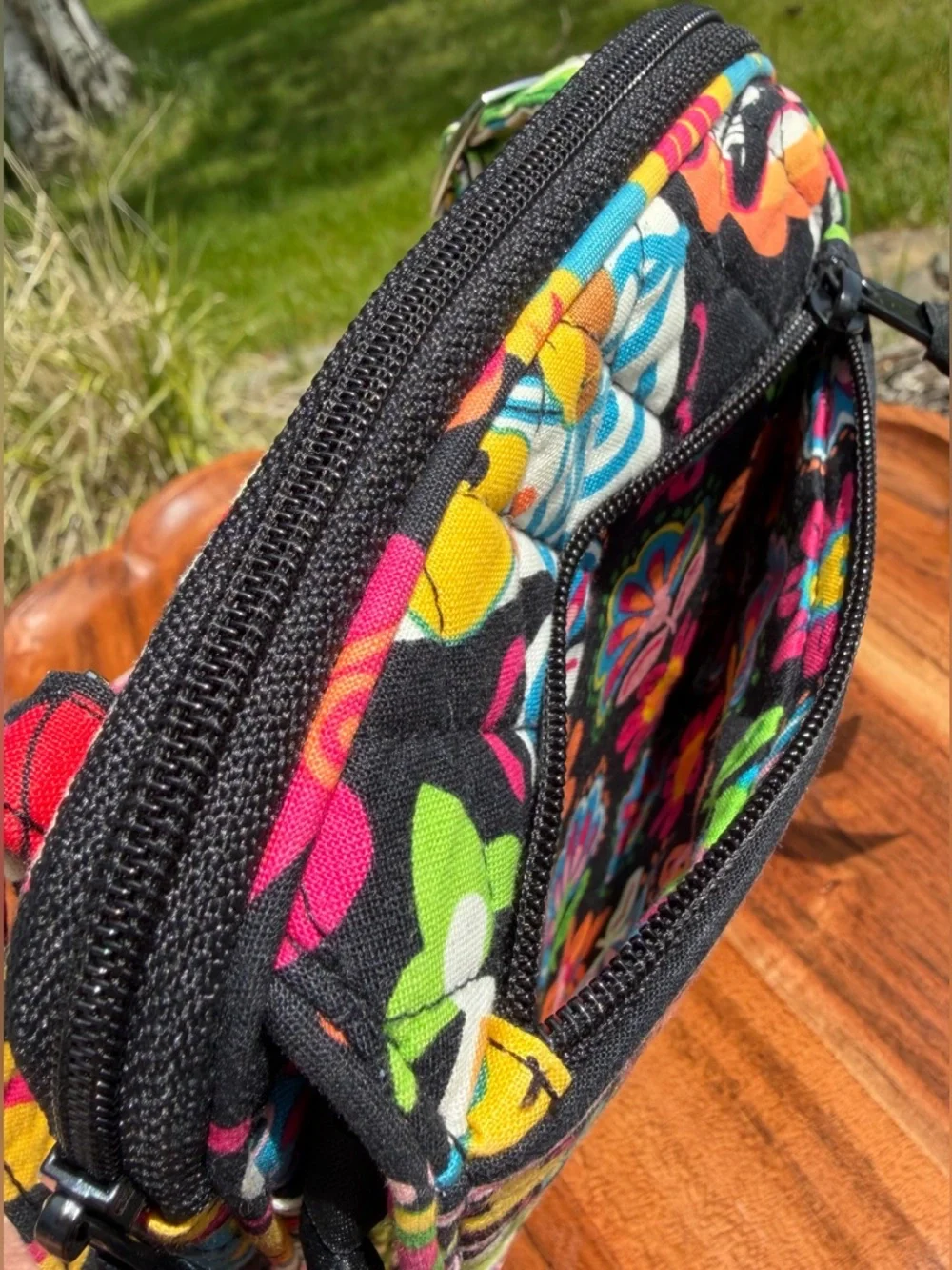 Disney Parks Vera Bradley Mini Hipster Crossbody “Midnight with Mickey” Like New
